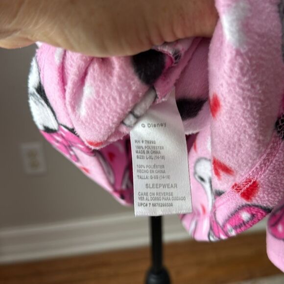 Disney Pink Minnie Mouse Pajama Dress - Picture 5 of 7